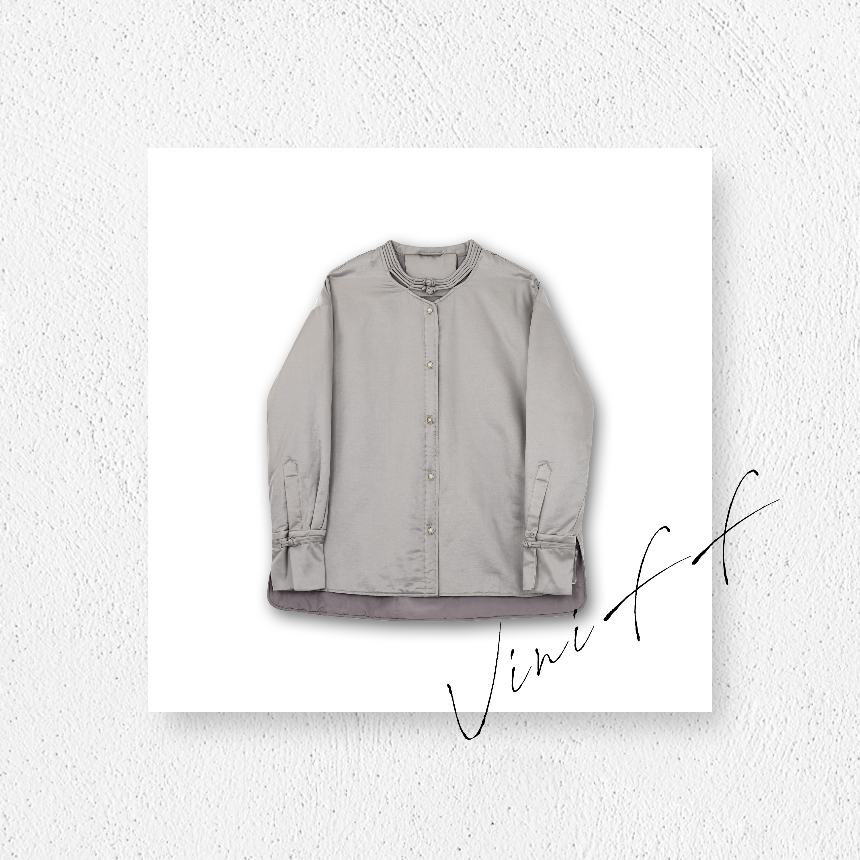 ViniFF薇妮｜【反季】391新中式盘扣骆驼绒棉服CA4DY030