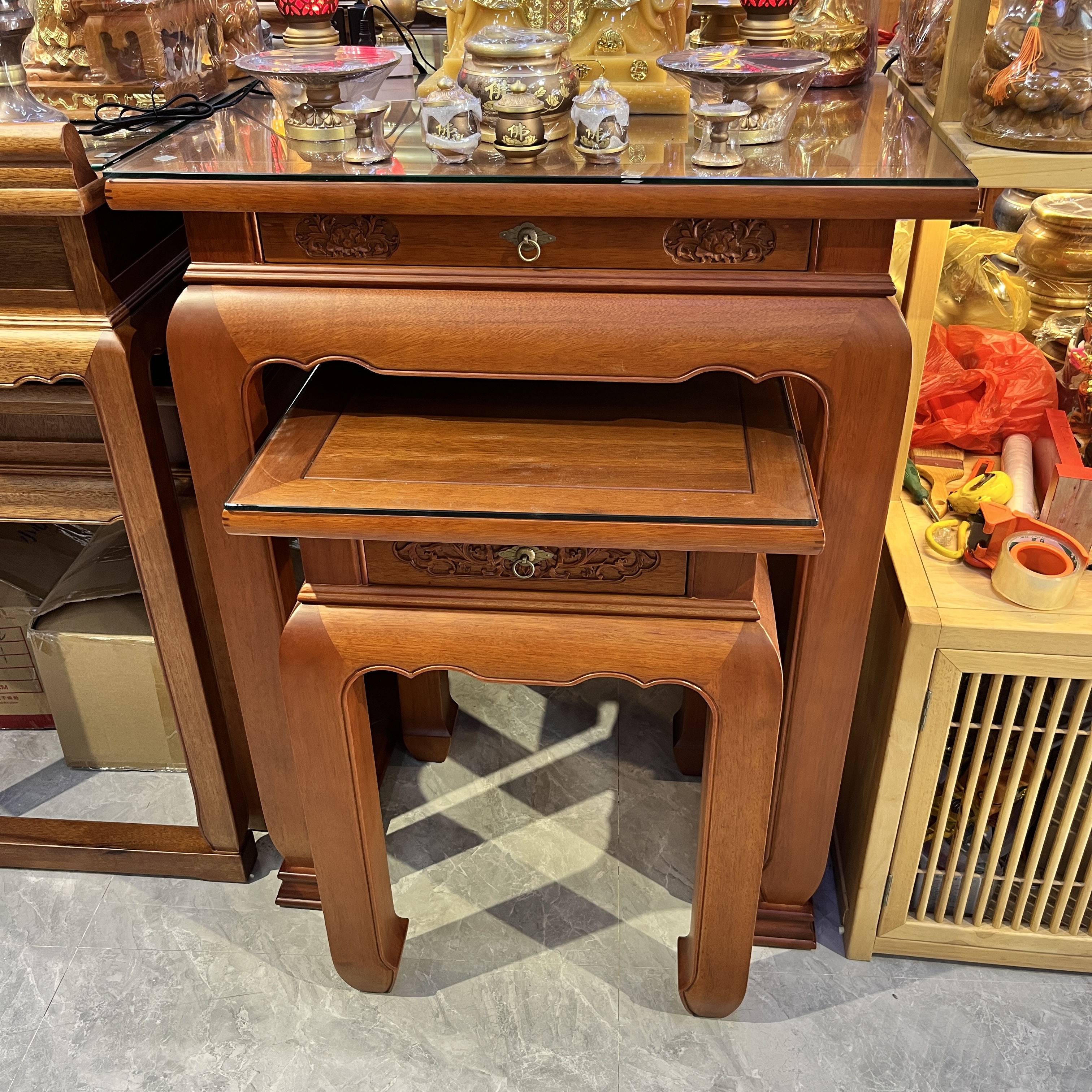 信义达金丝檀木全实木供台桌香案桌