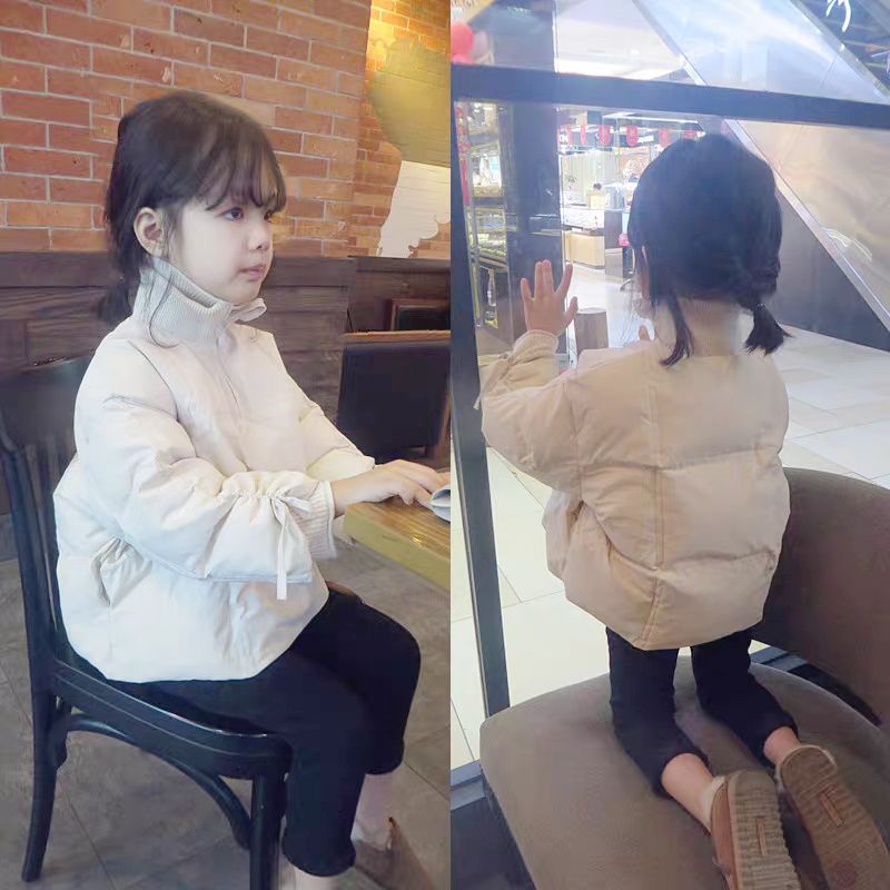 冬季新款男女儿童装棉衣袄外套洋气面包服中小童宝宝加厚短款外穿