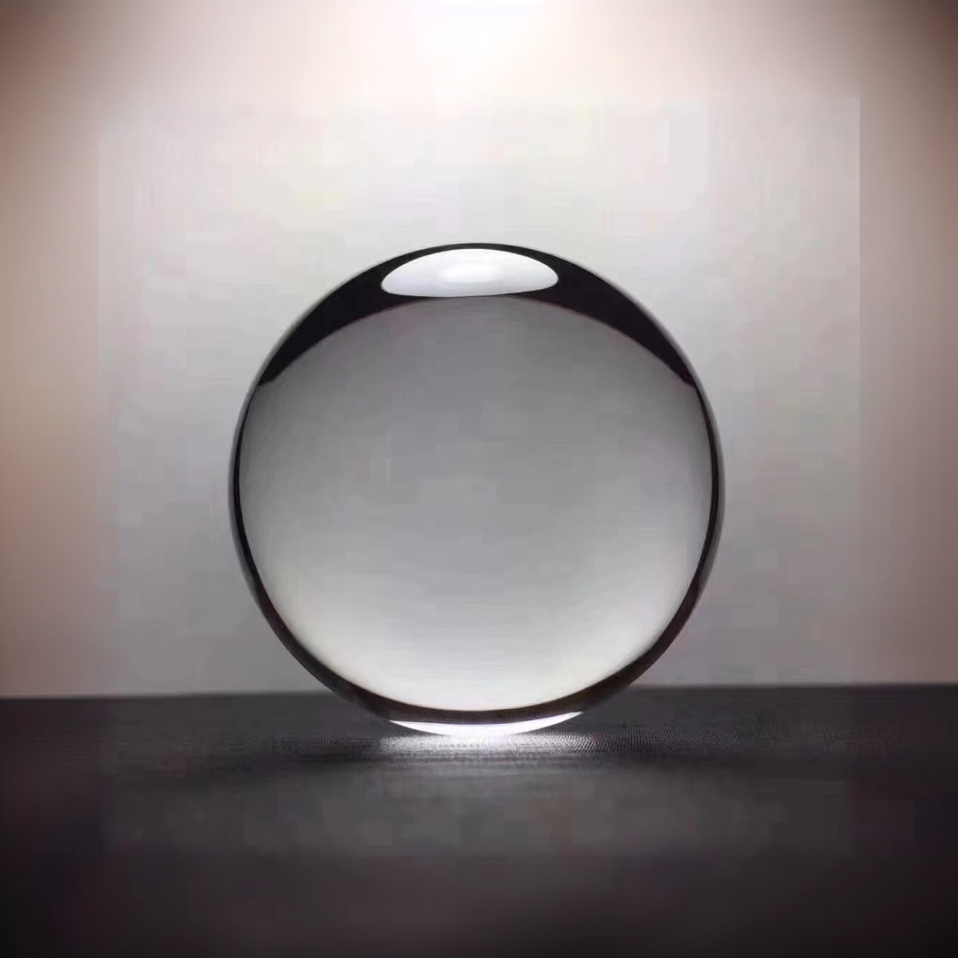 纯天然白水晶水晶球家居办公室摆件双十一