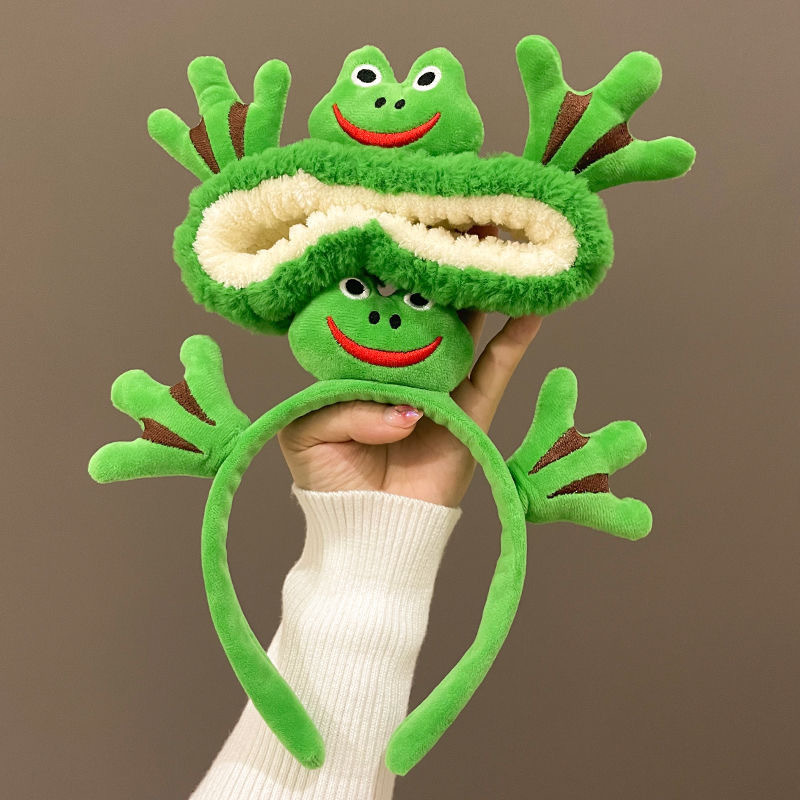 福利款发箍女卡通洗脸敷面膜束发带毛绒压发防滑甜美福利限购一次