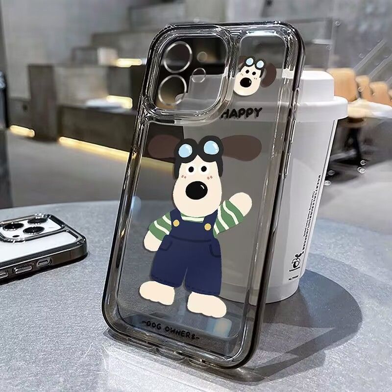 掌门狗苹果15promax手机壳iPhone14新款13透明12简约11软壳x女7/8