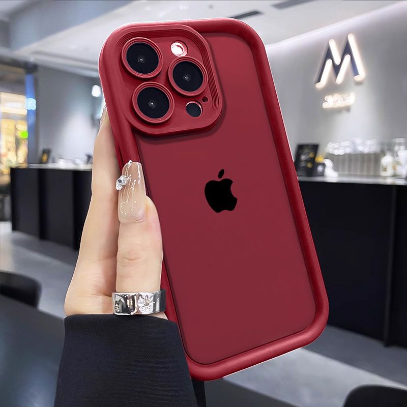ins苹果15ProMax手机壳iPhone14新款13硅胶12简约11软壳X女8
