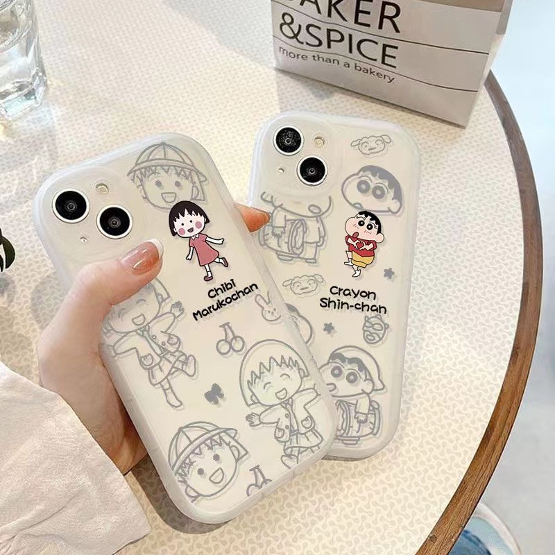 樱桃丸子苹果15ProMax手机壳iPhone14全包13可爱12卡通11防摔X女8
