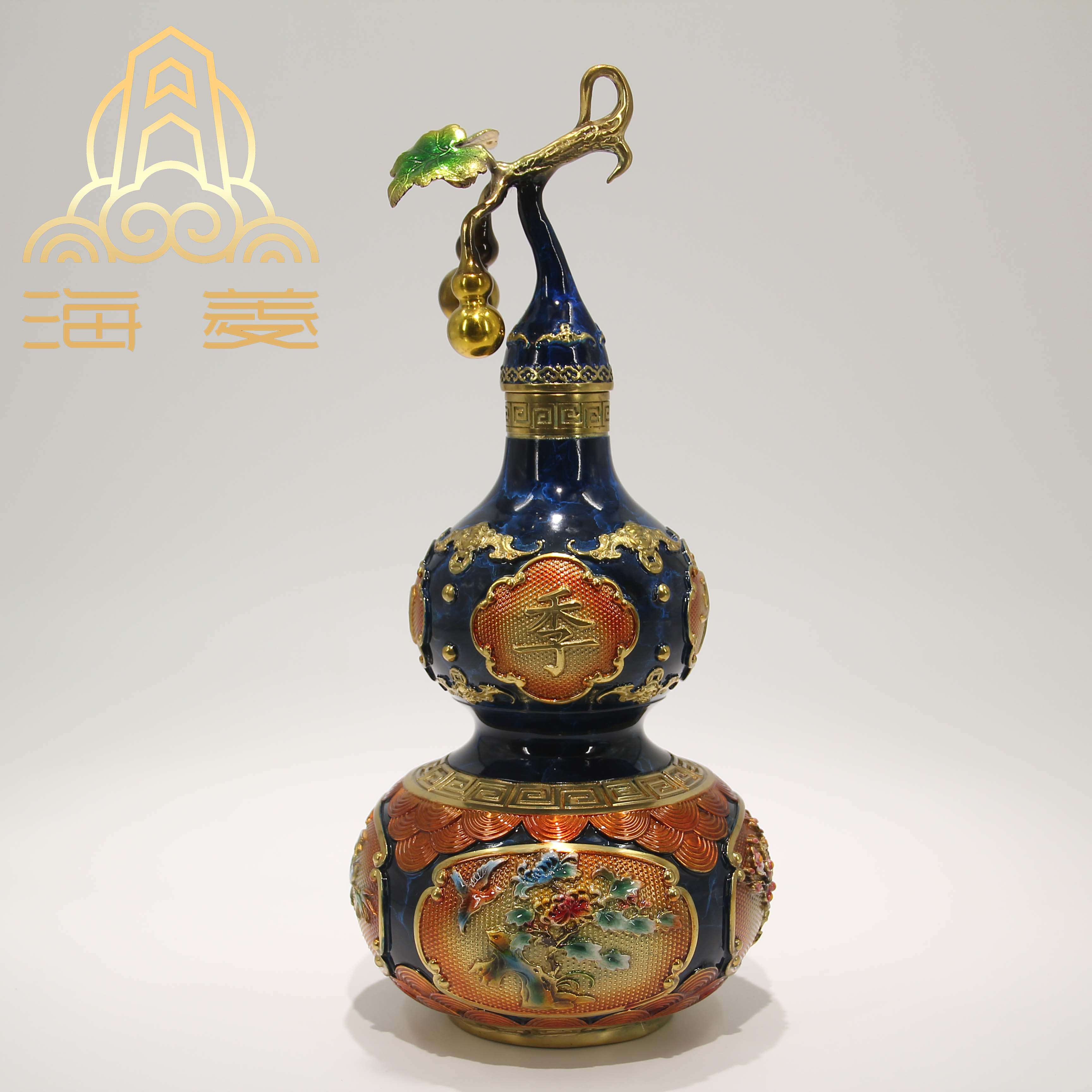 【平安葫芦】全黄铜摆件家居装饰品迁开业公司办公室客厅摆件工艺品