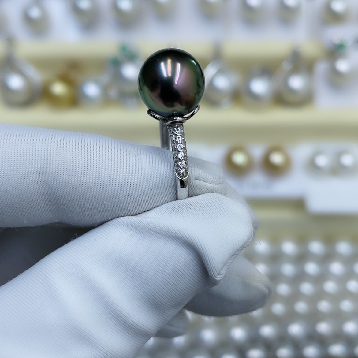 【闪购商品】海水珍珠戒指18K金镶嵌冬**阳