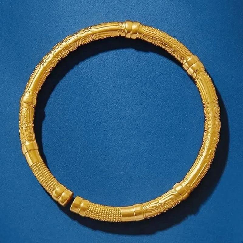 合金手镯 精工龙纹手镯