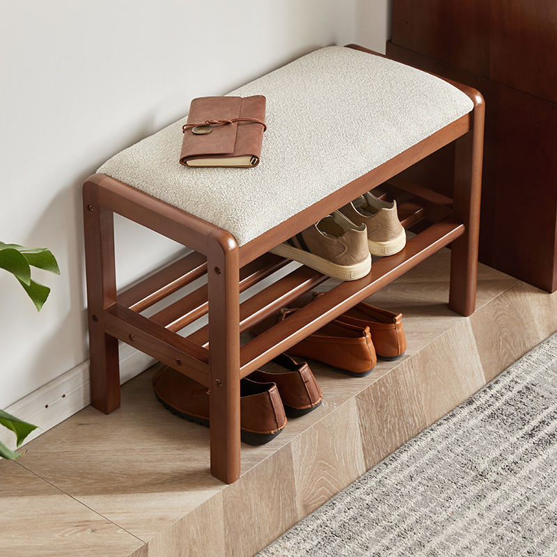 实木北欧换鞋凳门口可坐网红款家用轻奢门口换鞋凳长条入户换鞋架