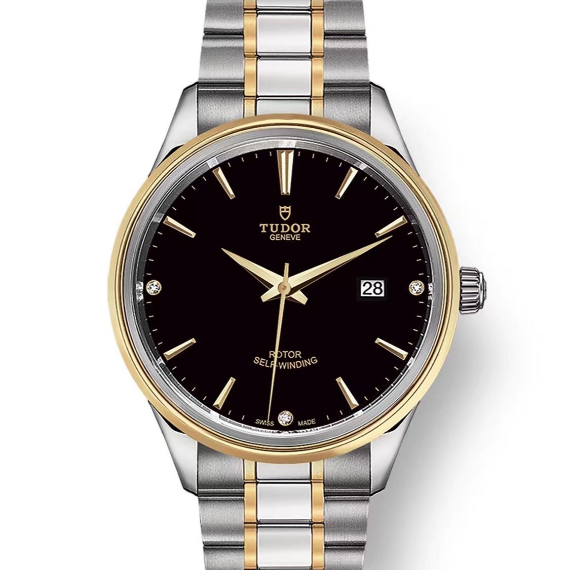 99新 TUDOR/帝舵 风尚系列腕表/18K钻刻/41表径/公价24700