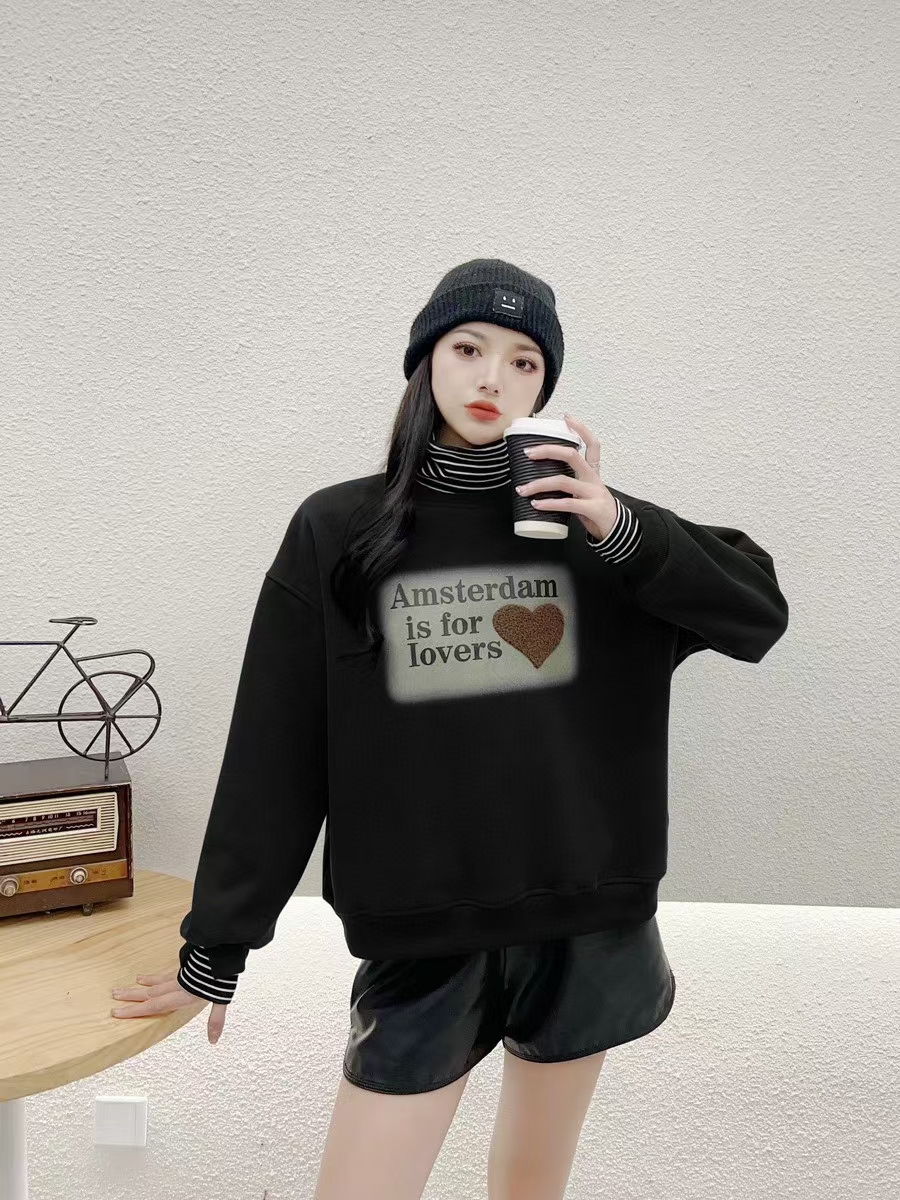 女式青少年加绒卫衣均码90斤～150斤