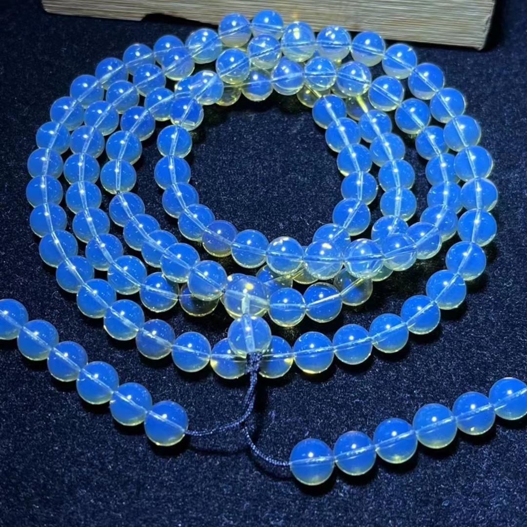 天️空蓝净水品质108珠链（勿拍链接）