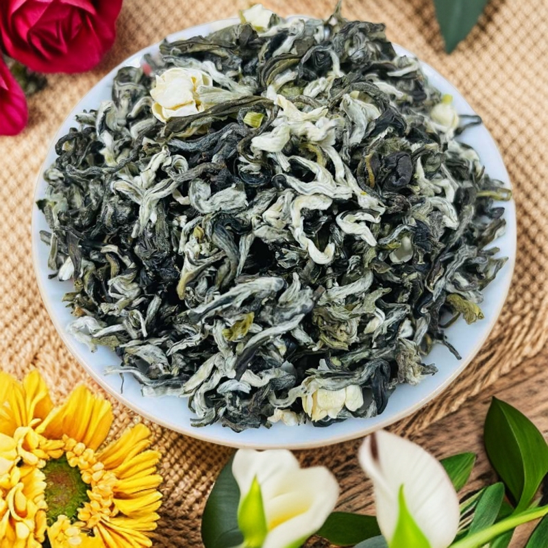茉莉飘香新茶老味高级饱满茉莉花茶浓香花香重口煞口大耐泡