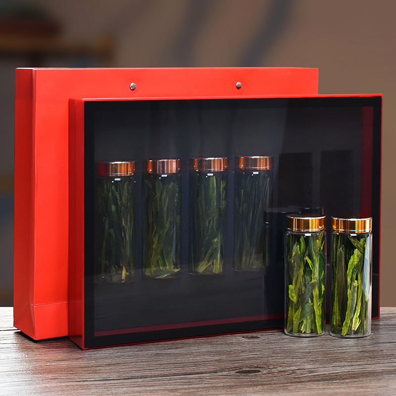 【猴魁】玻璃罐礼盒装 绿茶 猴魁