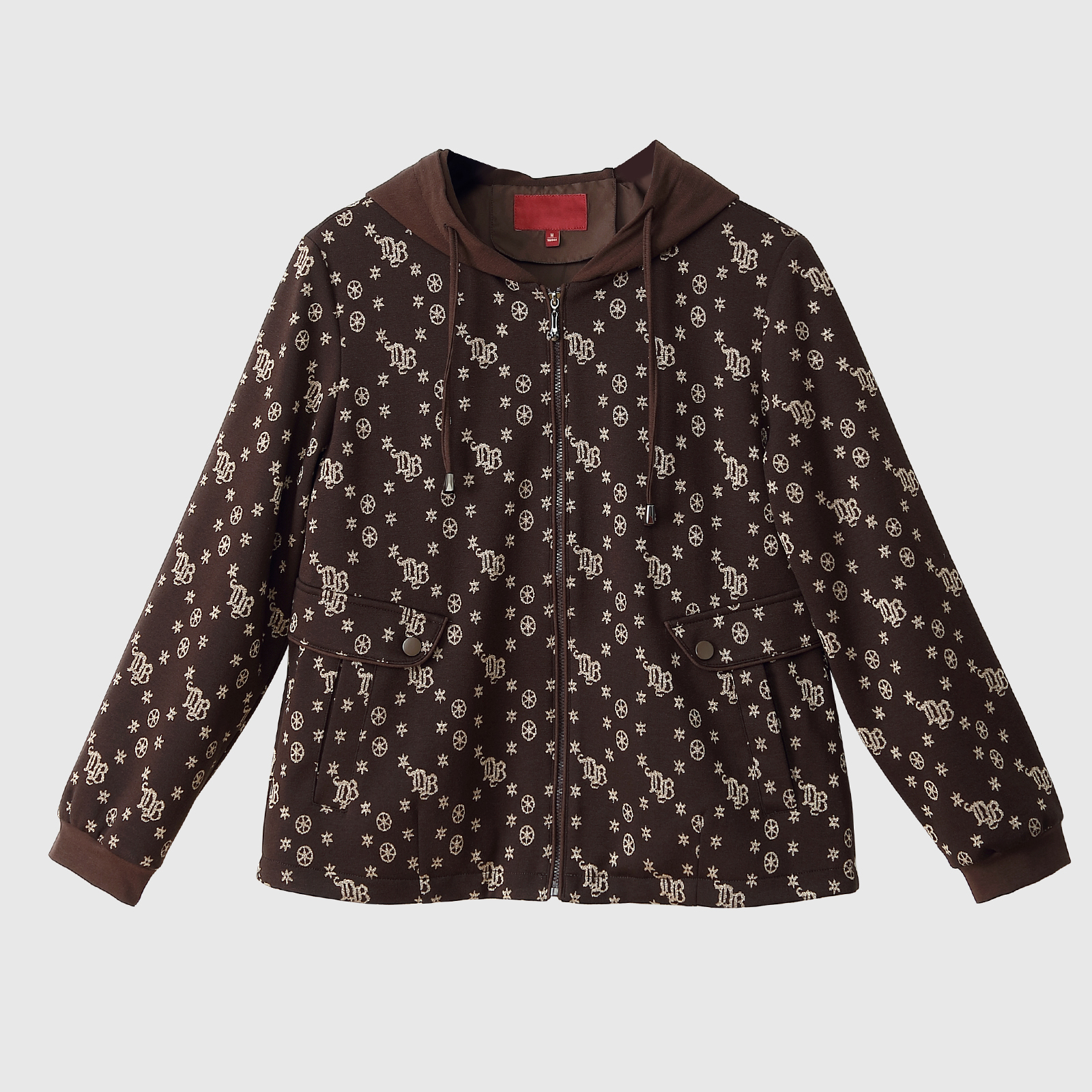 高档中老年女装秋季外套连帽防风保暖妈妈装休闲秋衣长袖宽松大码