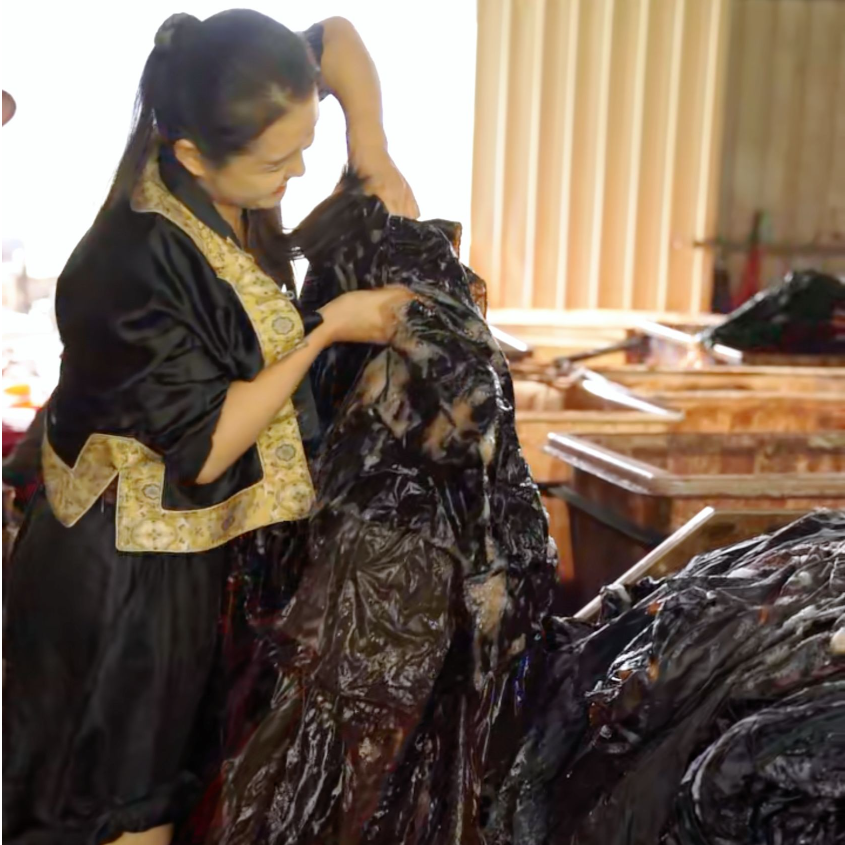 灵犀【50姆米皮子】多规格链接香云纱面料一经裁剪不支持七天无理由