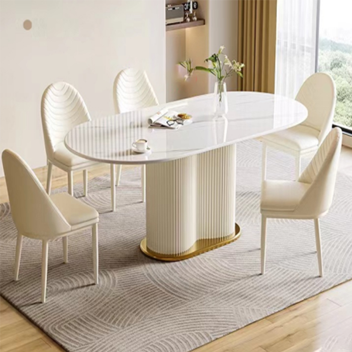 （7款可选）家用餐桌轻奢客厅简约两用旋转意式餐厅桌子家用餐桌