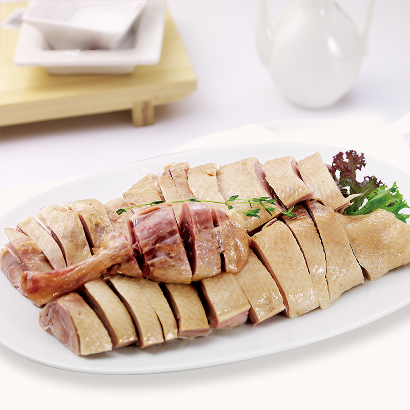 老南京瘦型盐水鸭【买半只送半只到手一整只】正宗南京特产美食