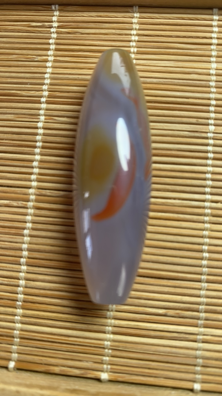 天然颜色日月同辉图案挂坠珠