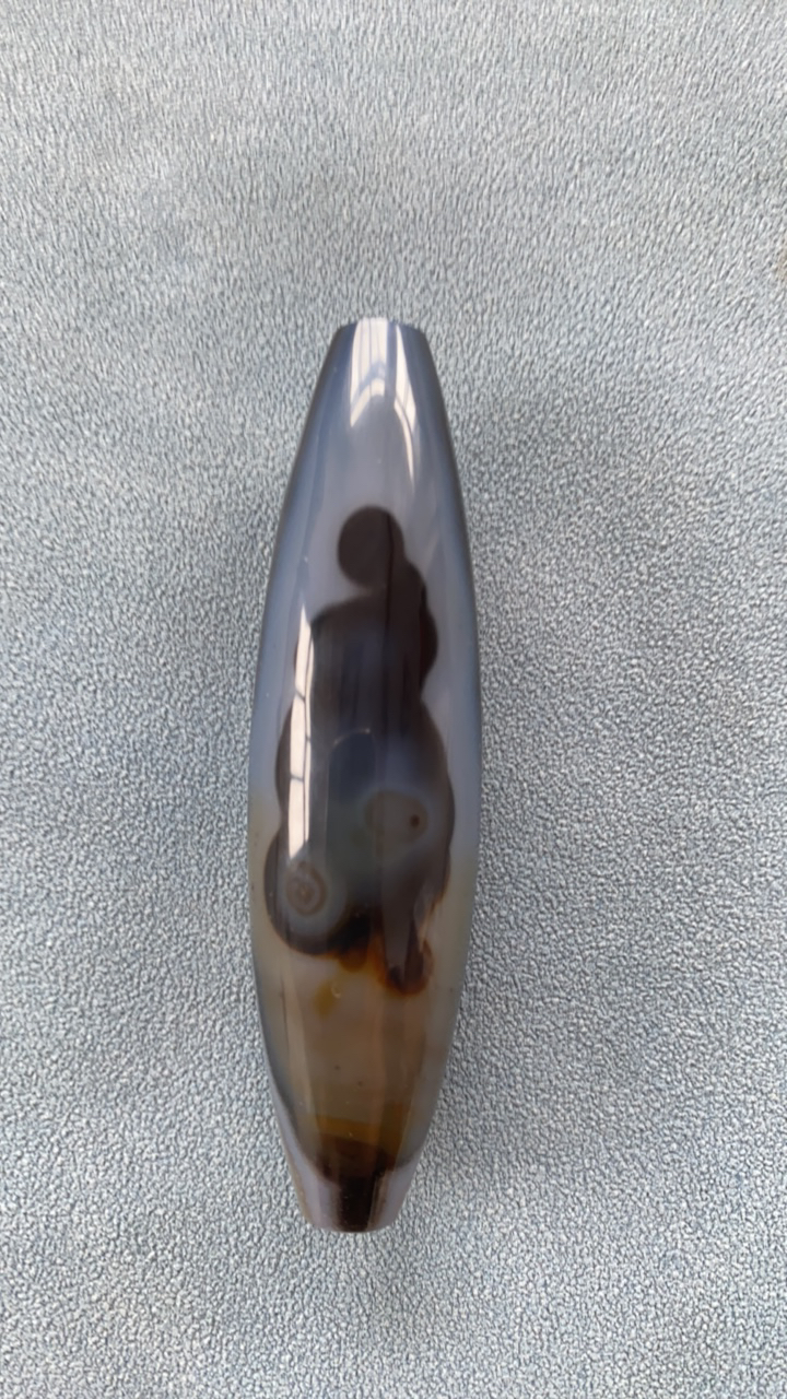 天然颜色意境佛图案挂坠珠