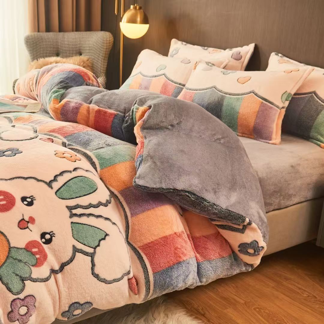 牛奶绒单被套1.5米×2米101-200