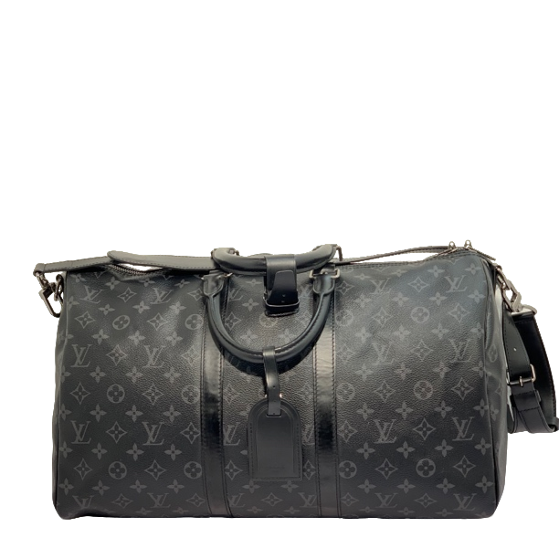 95新 LouisVuitton/路易威登 黑老花旅行袋/2826号 45寸运动黑色