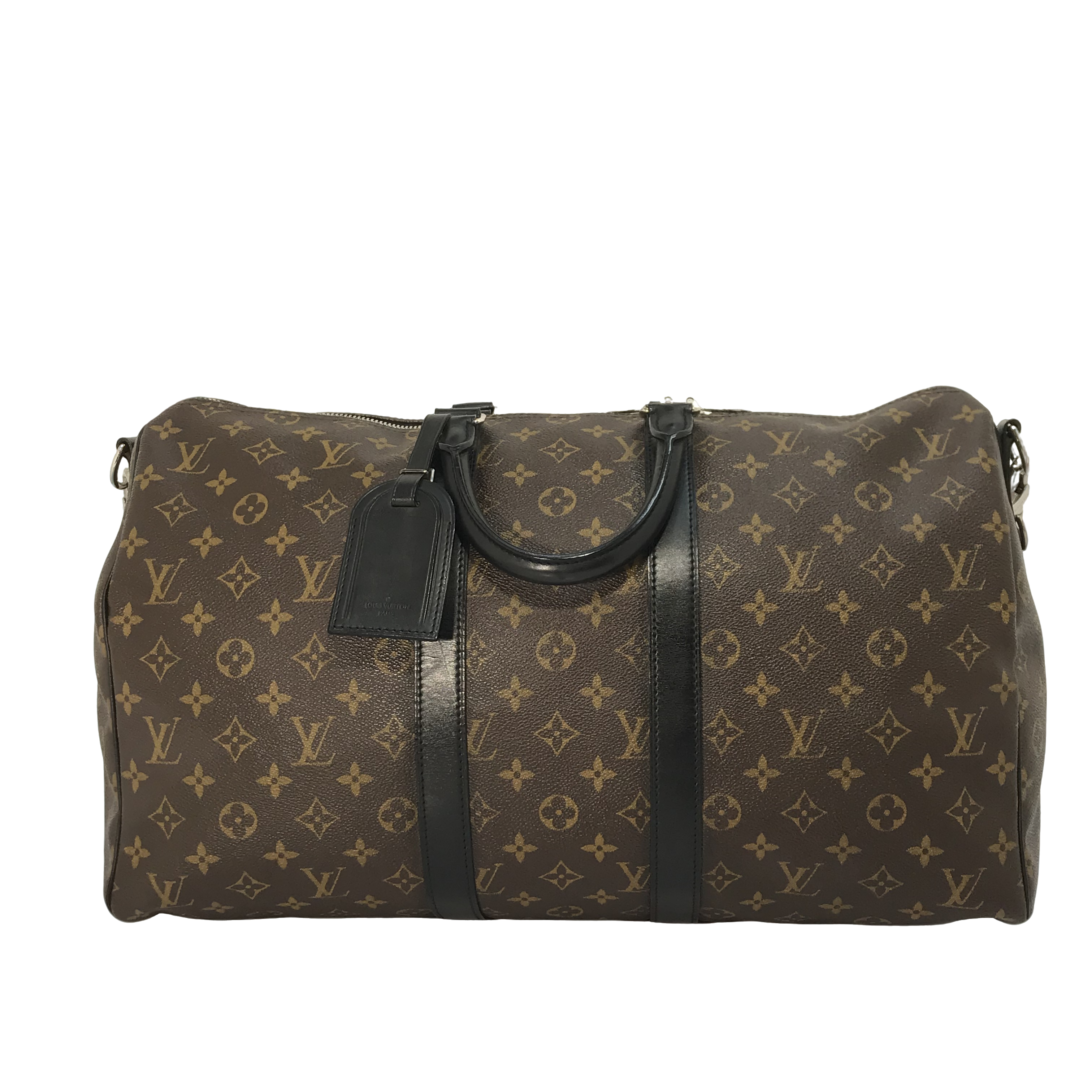 95新 LouisVuitton/路易威登 棕老花旅行袋/3308号 45寸时尚休闲