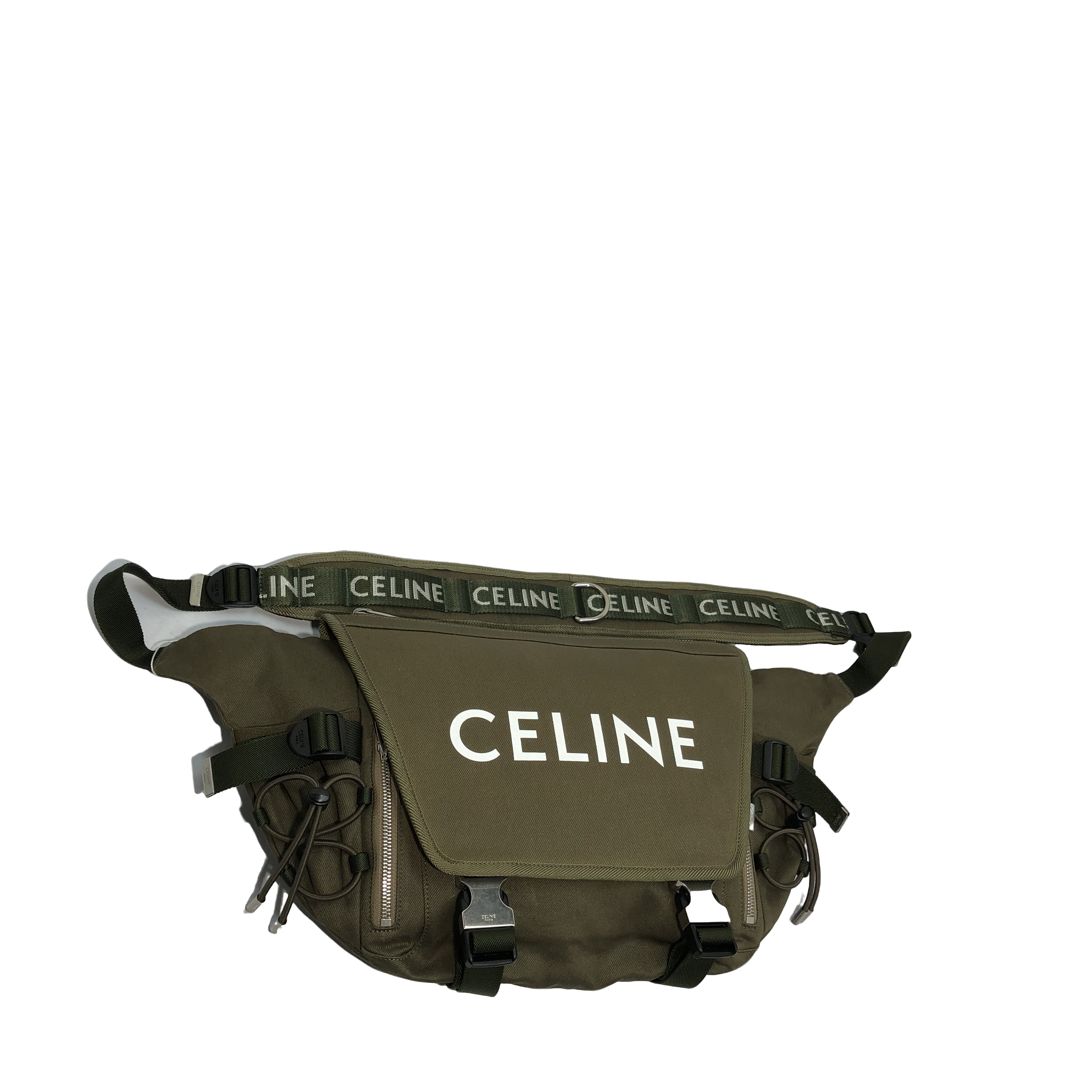 99新 Celine/思琳 帆布胸腰包/3290号男士时尚休闲迷彩单肩百搭
