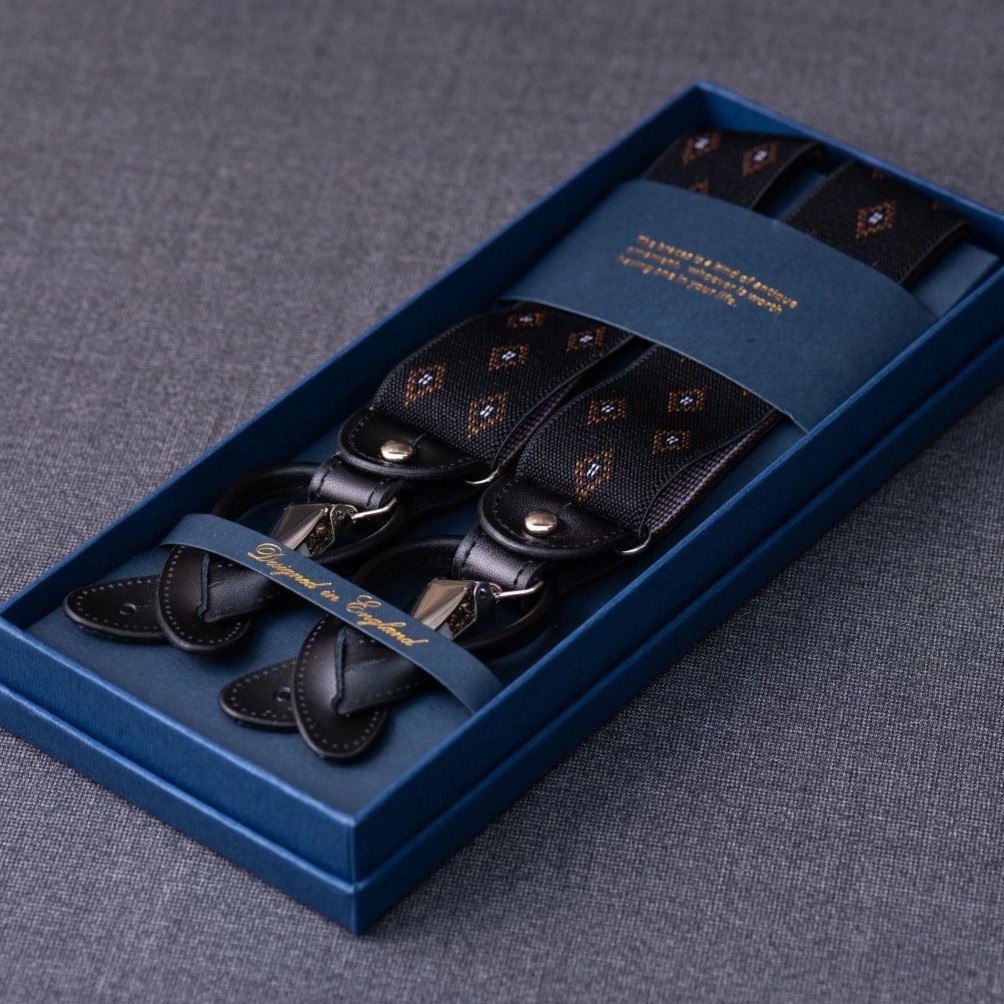 德国进口高档橡筋-背带男士时尚简约