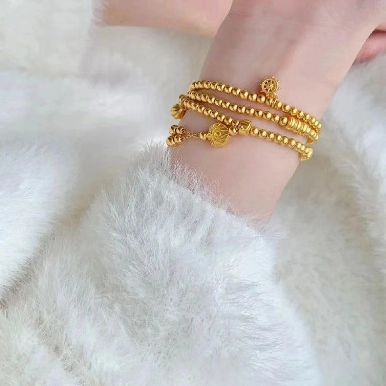 铜合金项链 铜合金美满连连小众复古冷淡风手链项链链条jd551019