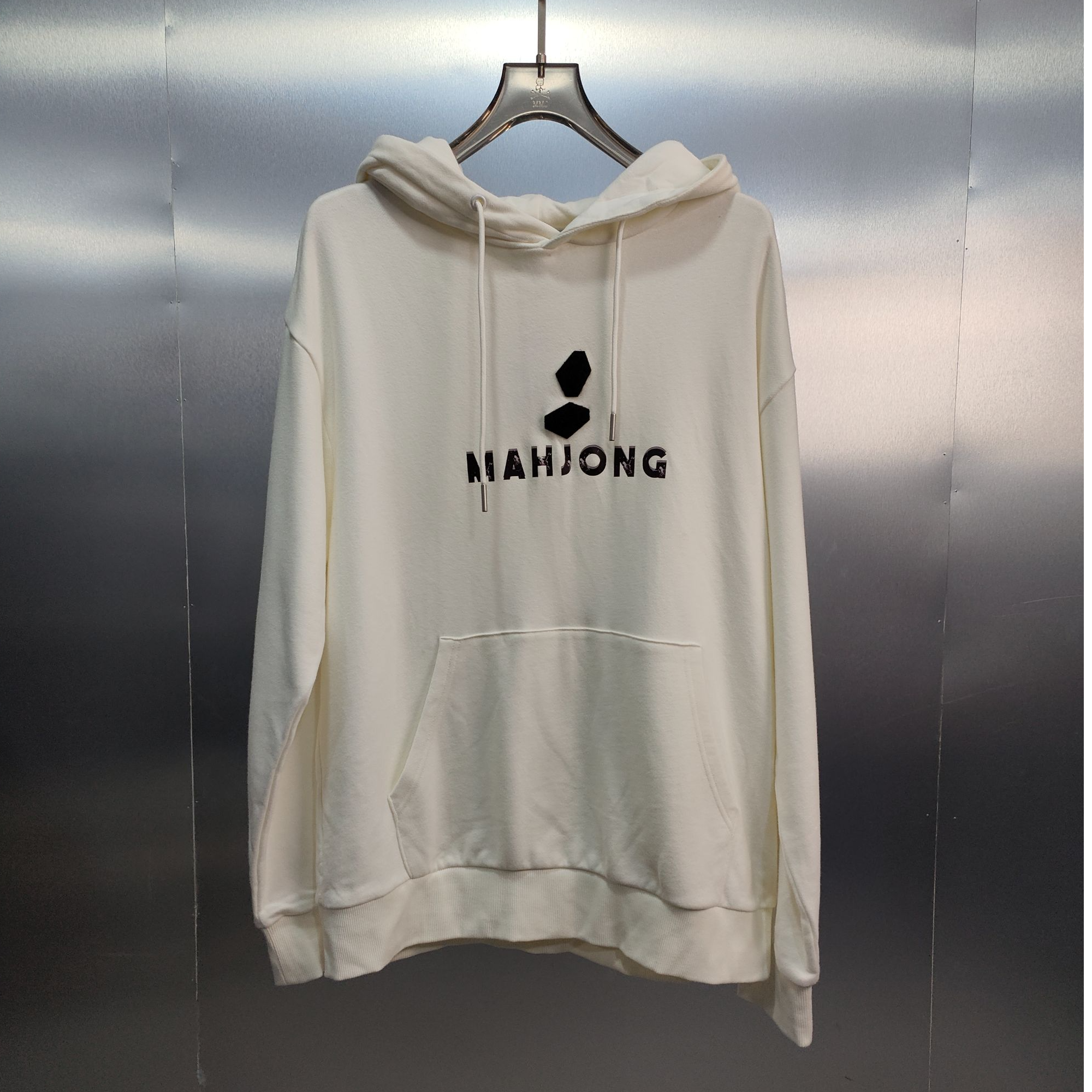 E04-110520-MAH春秋季麻将印花时尚连帽卫衣