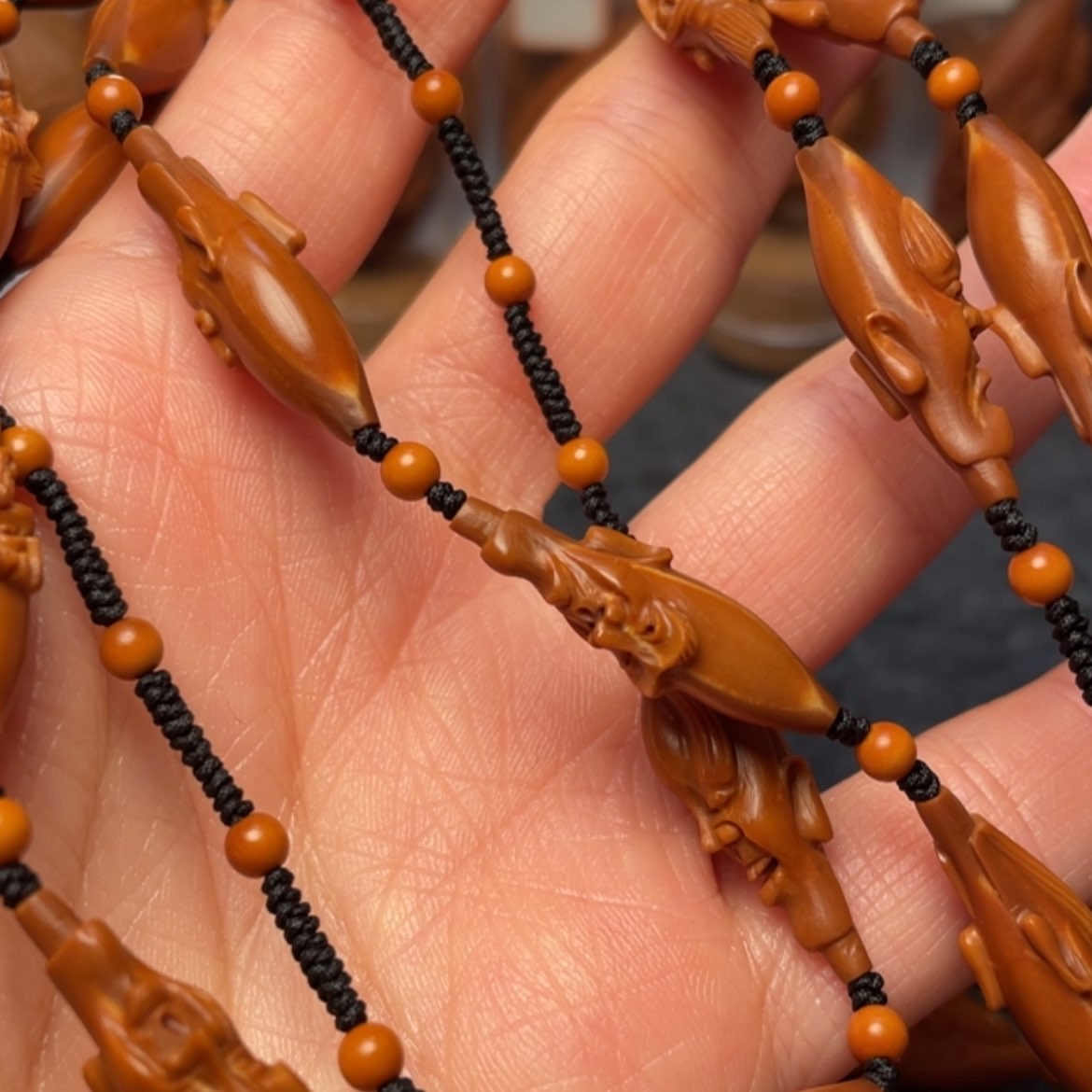 【闪购商品】橄榄核核雕柏****7