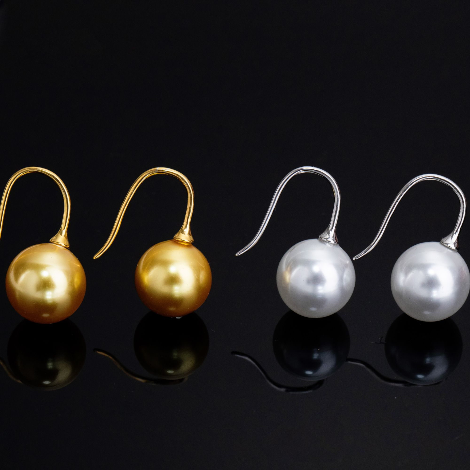 格格银楼 925银耳饰 时尚百搭经典珠珠耳钩轻奢简约优雅精致