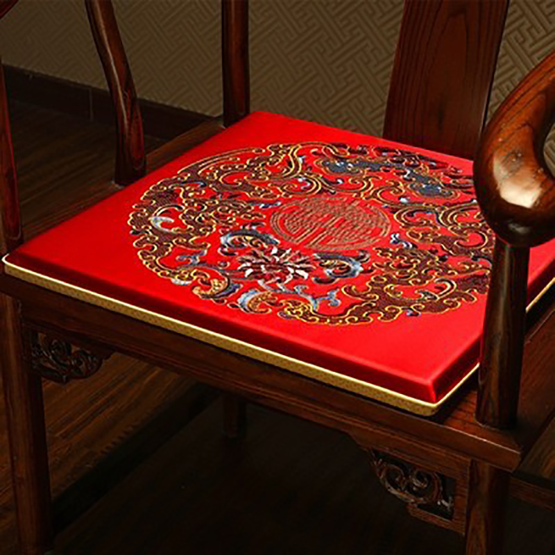 吉祥《椅垫》中式红木椅子坐垫实木沙发座垫圈椅茶桌椅垫太师椅餐桌