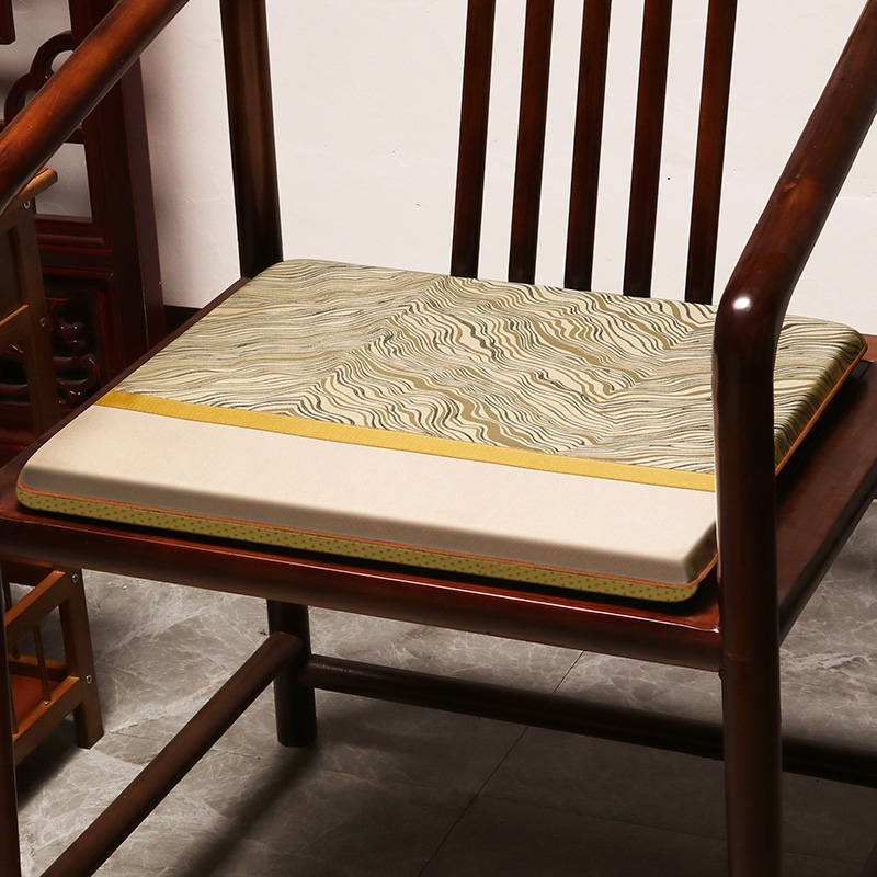 百川《椅垫》新中式椅垫红木沙发坐垫轻奢风圈椅太师椅座垫防滑坐垫