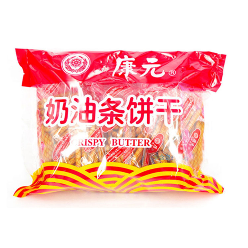 康元手指饼干袋装280克休闲食品儿童小饼干美味怀旧零食小吃