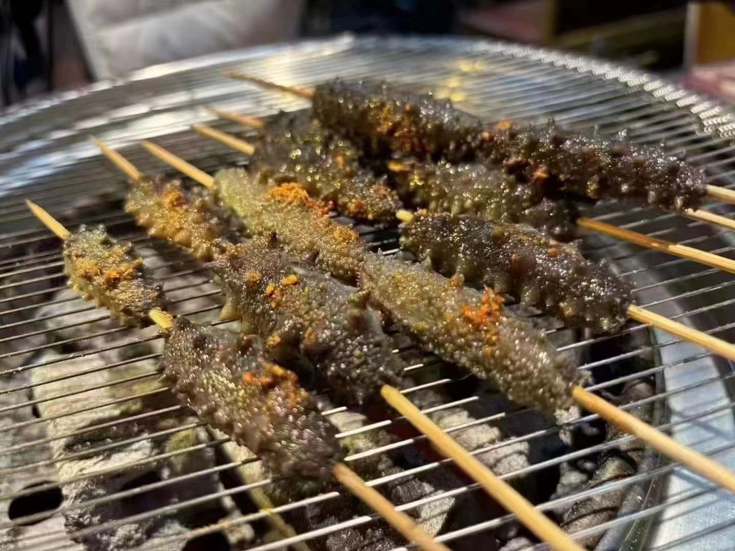 炭烤海参串顺丰包邮