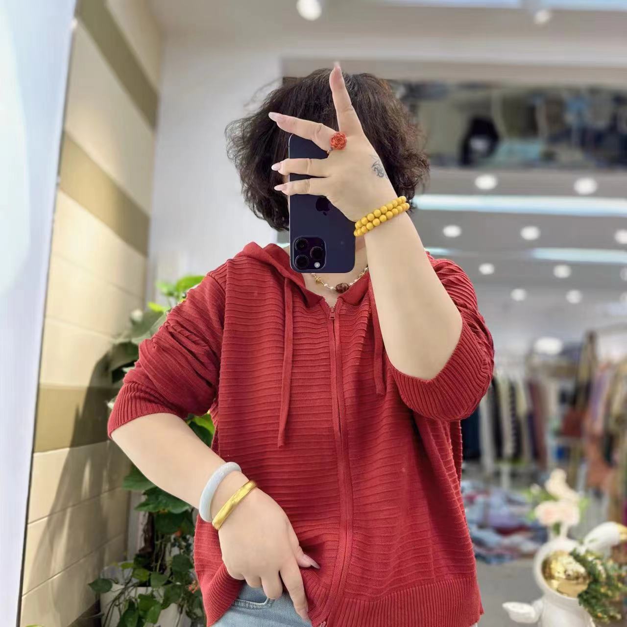 【条纹连帽】精品原创重工百搭显瘦针织开衫