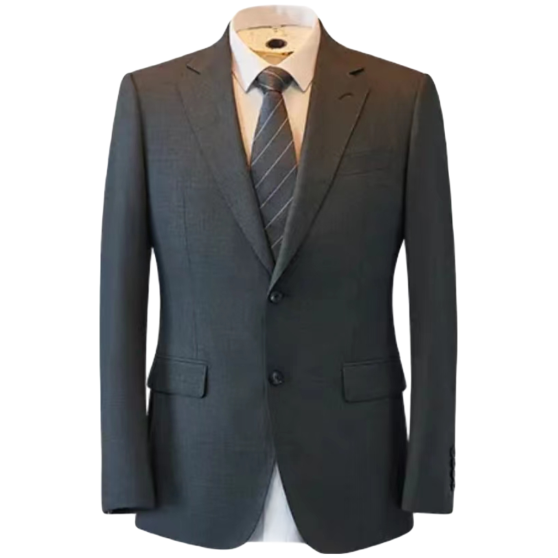 【单西三色】（100%羊毛）单排两粒扣后双开叉西装男士休闲结婚修身