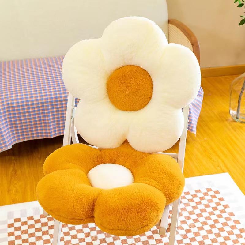 【太阳花抱枕】卡黛欣 48厘米花朵抱枕【收到有质量问题联系客服】