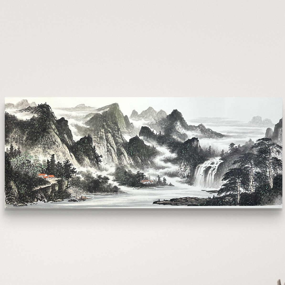 国画山水画 小六尺180/68 挂客厅办公室茶室等均可