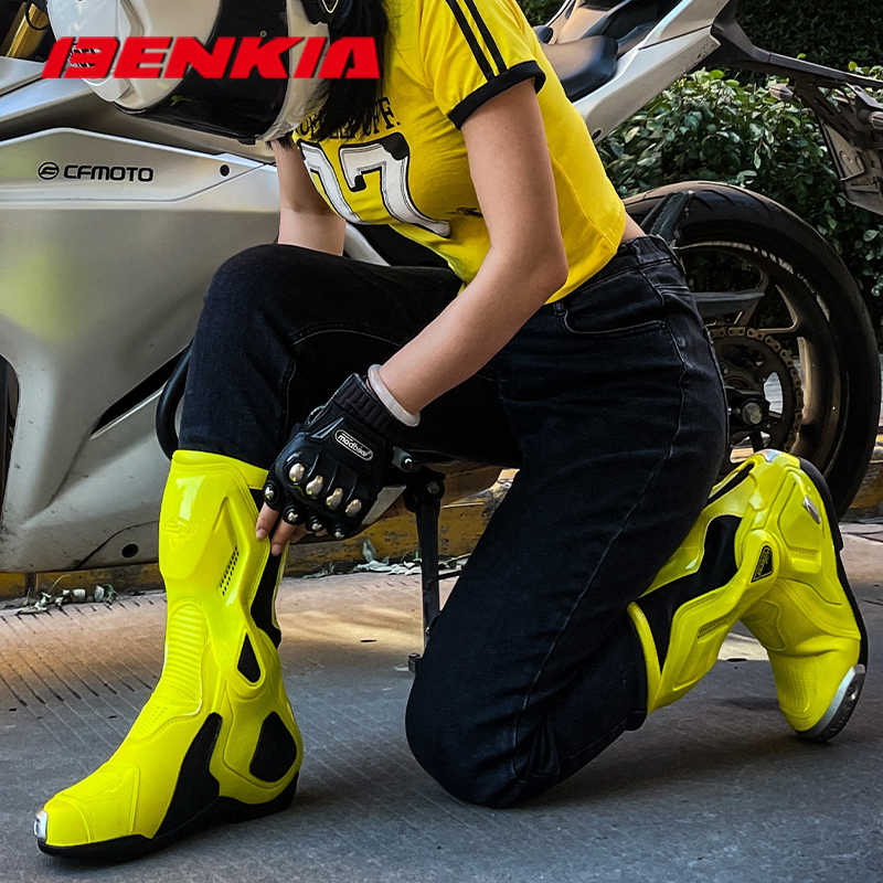 BENKIA宾骑亚骑行靴摩托车机车骑行鞋拉力越野赛车鞋透气防摔摩旅