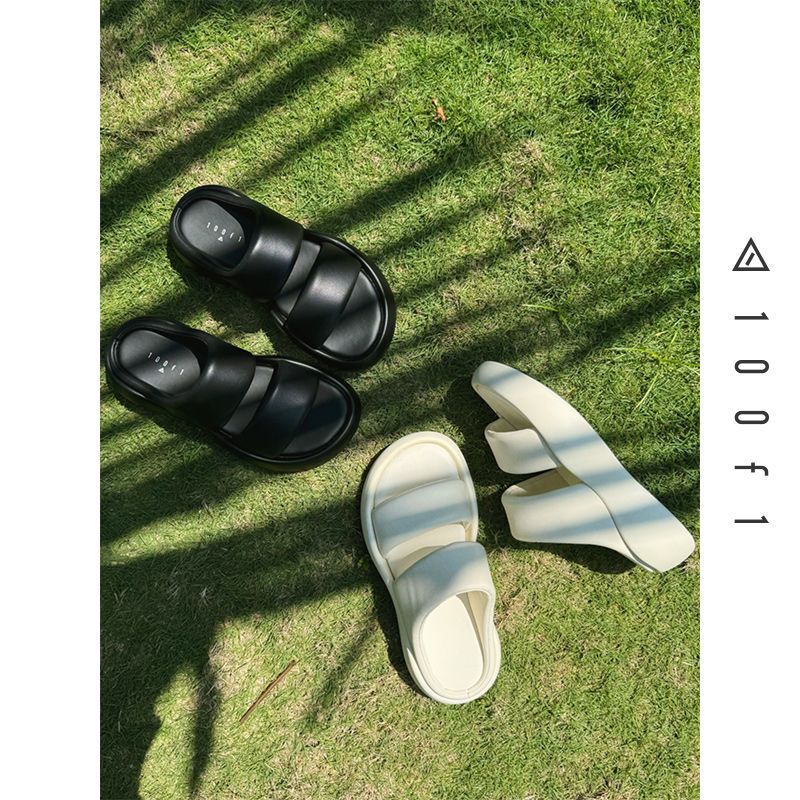 秒杀 软糕羊皮拖鞋 暴走一天都不累!4.5cm增高 简约气质F2192