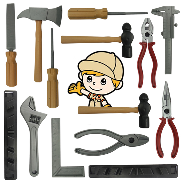 儿童仿真12件套维修工具螺丝刀扳手宝宝过家家玩具200套活动价