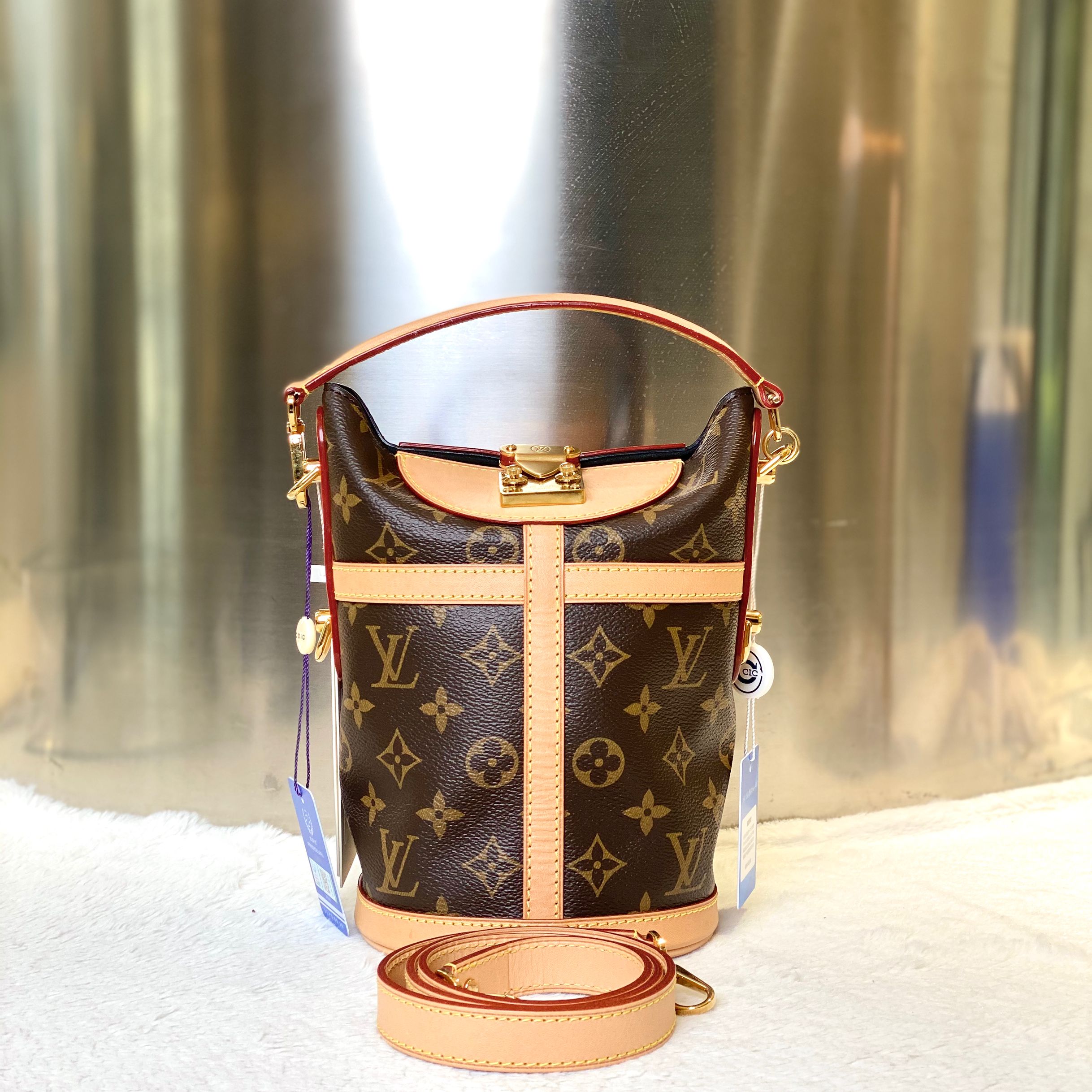 99新 LouisVuitton/路易威登 古有98新LV薯条包斜挎包2206