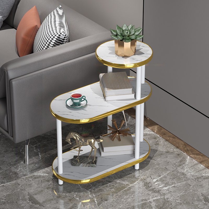 可移动沙发边几柜实木现代轻奢高级感客厅边角小茶几家用置物架子