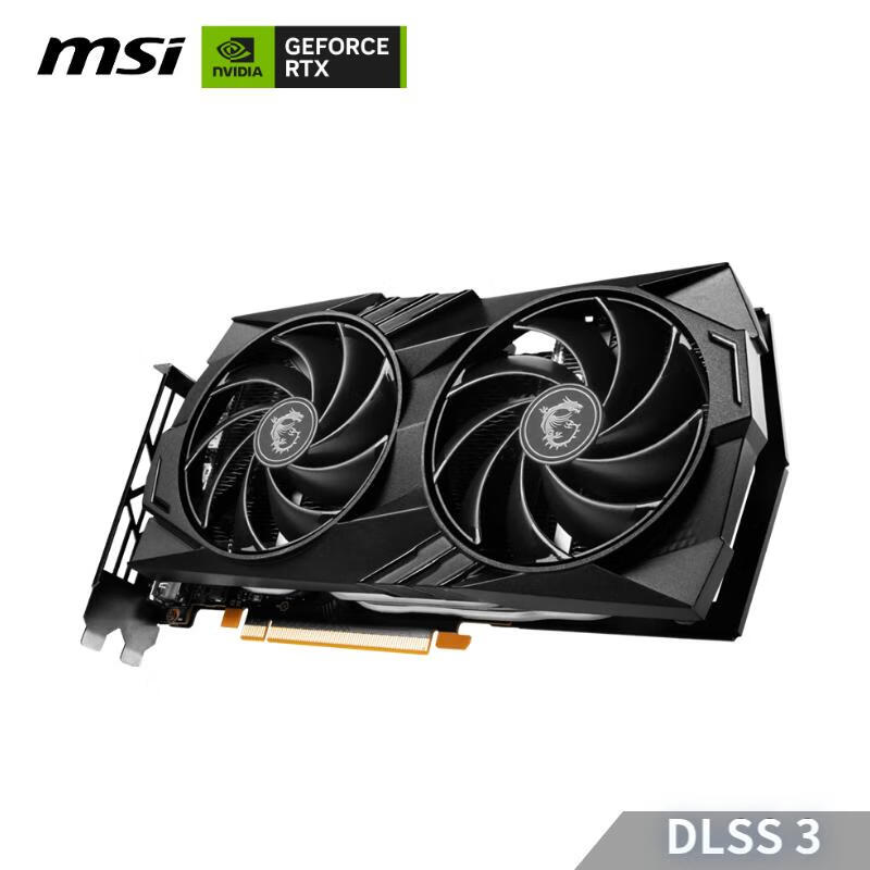 MSI/微星RTX 4060 GAMINX 魔龙电竞游戏设计吃鸡电脑图形独立显卡