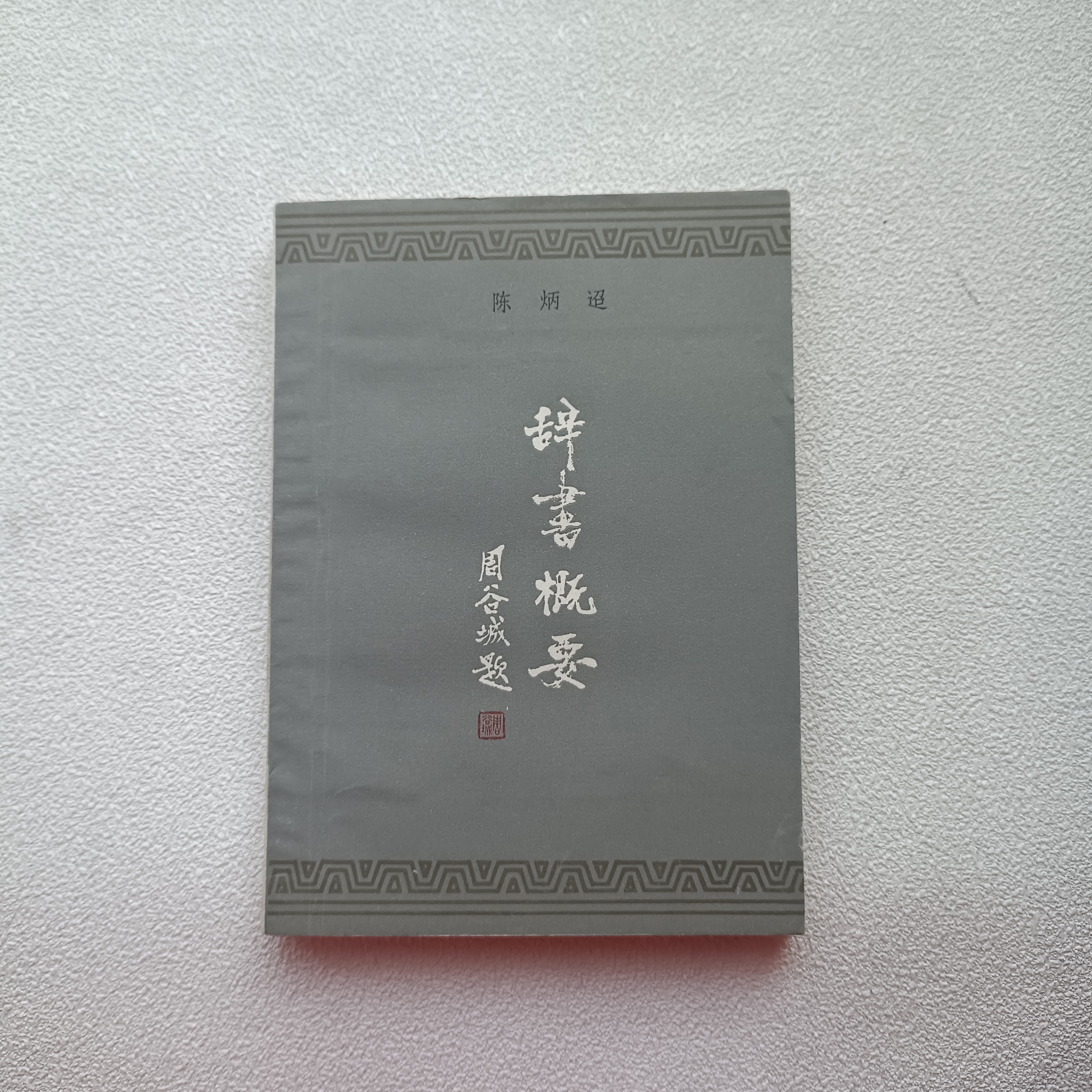 《辞书概要》1985年1版1印，（陈炳迢著）品相如图，福建人民出版社出版