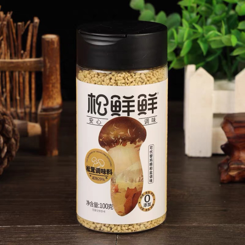 松鲜鲜松茸调味料108g*0脂肪代替鸡精味精煲汤提鲜菌菇粉规格配料