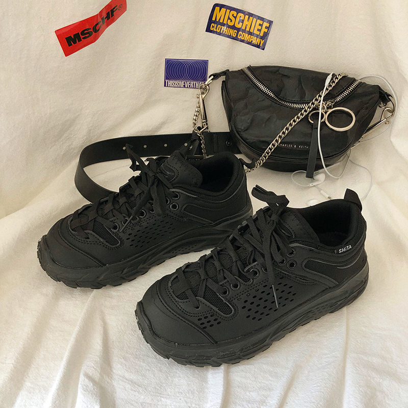 季回力休闲鞋老爹鞋女ins超火百搭港风复古网红运动鞋韩版ulzzang