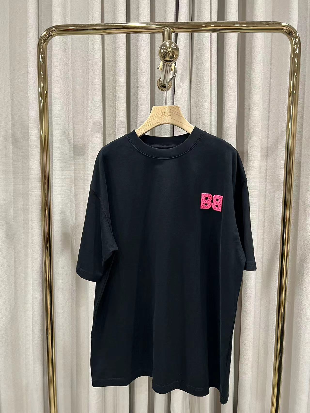 （刺绣字母）24年夏季新款潮流经典情侣百搭宽松运动风T恤5509